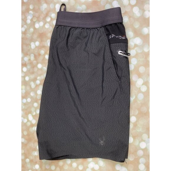 Spyder Boys XL Active ProWB Stretch Shorts Elastic Waistband Black - Picture 3 of 11